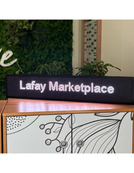 Afficheur dynamique personnalisable pour espaces professionnels