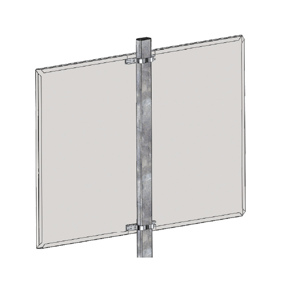 kit pré enseigne aluminium