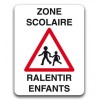 Panneau NLx04 - Zone scolaire ralentir enfants