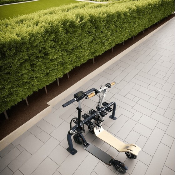 garage pour trottinette électrique