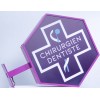 Enseigne Dentiste Lumineuse Double Face | Conforme ONCD