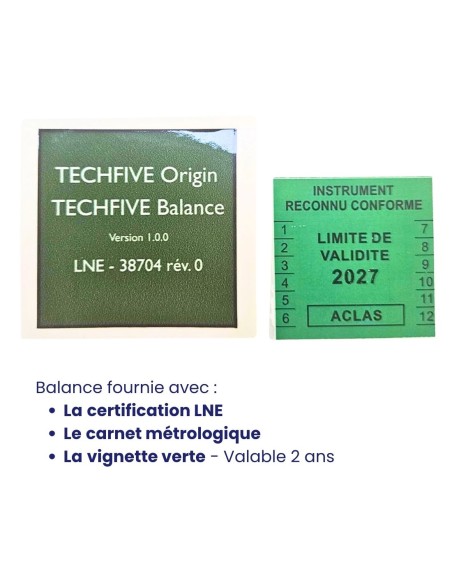 Balance Professionnelle PS6 Techfive | IP68 Double Plage 6/15 kg