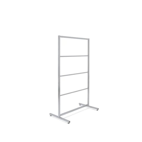 Portant 4 barres chromé 80x140 cm