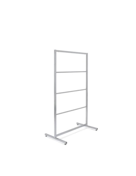 Portant 4 barres chromé 80x140 cm