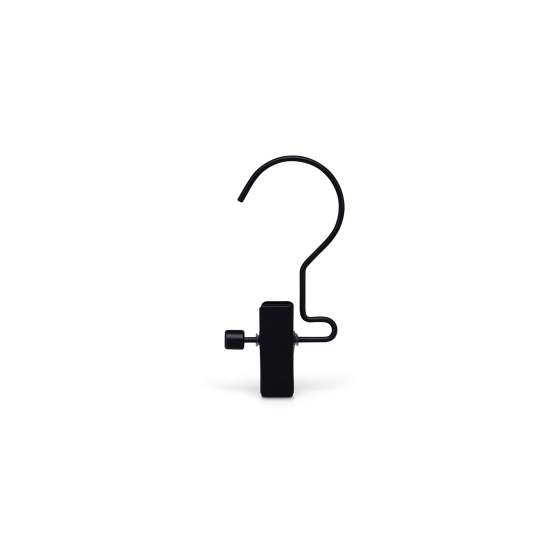 cintre 1 pince 1 clip noir