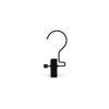 cintre 1 pince 1 clip noir
