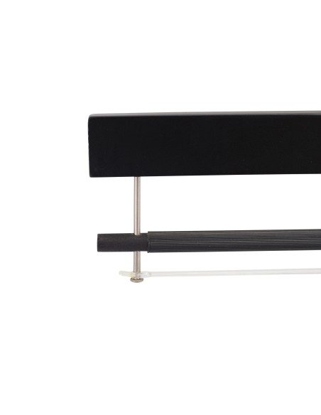 Cintre à barre antiglisse, bois de lotus noir, 35 cm