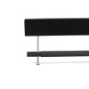 Cintre à barre antiglisse, bois de lotus noir, 35 cm