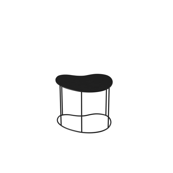 Table d'appoint 50x34xh42 cm en métal noir