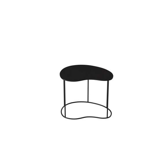 Table d'appoint 50x34xh42 cm en métal noir