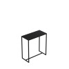 Table d'appoint 80x38xh85 cm, en métal noir
