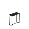 Table d'appoint 80x38xh90 cm, en métal noir