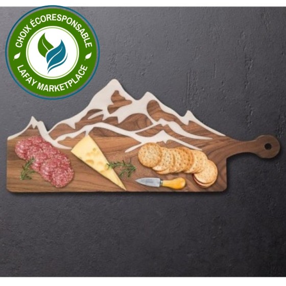 Planche à découper en hêtre massif fabriquée dans les Alpes françaises