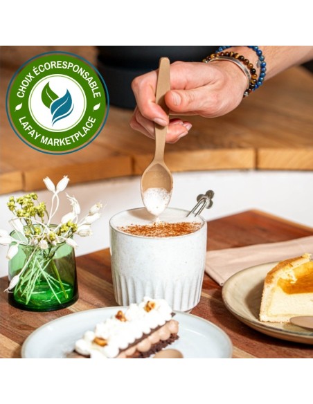 Cuillère réutilisable 16cms Made in France 1200 pcs