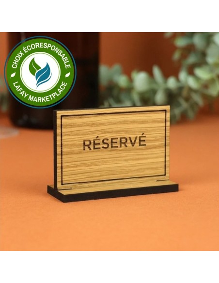 chevalet de table "réservé"