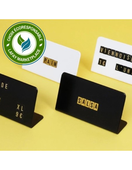 Porte Prix Vitrine Aimanté