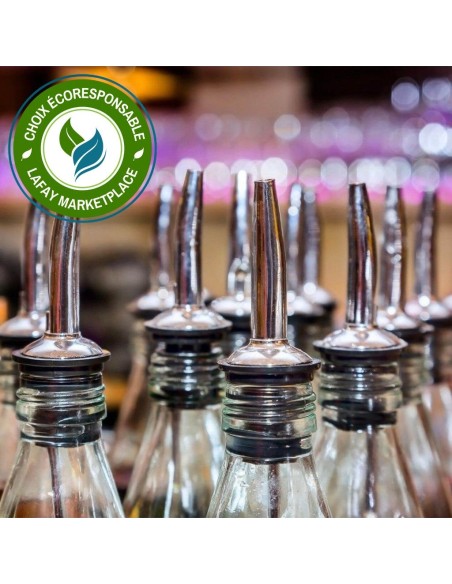 bec verseur en inox pour mesurer le débit