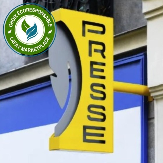 Enseigne PRESSE Plume 2025 | Signalétique Officielle