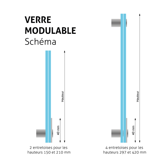 Sublimez vos espaces avec le standing de la plaque de porte en verre