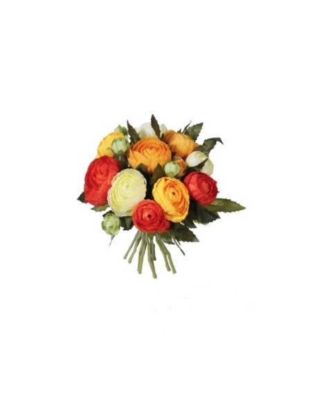 bouquet de renoncules rose ou or