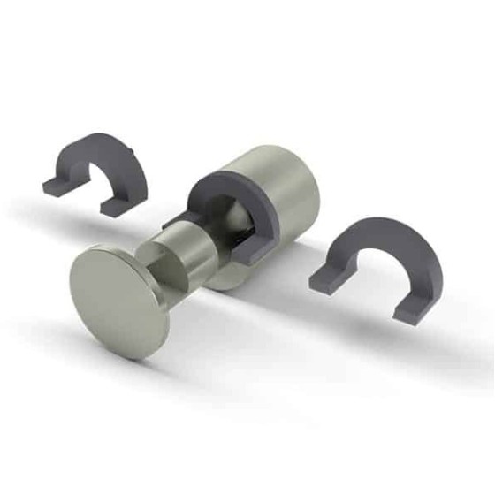 entretoise en inox pour fixation murale