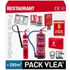 Kit Extincteurs Restaurant 200m² | Sécurité Incendie PRO ERP