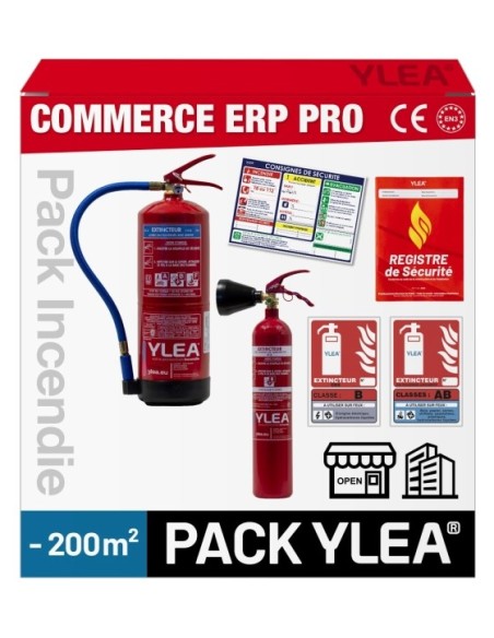 Pack Extincteurs PRO 200m² | Sécurité Incendie ERP & Bureaux