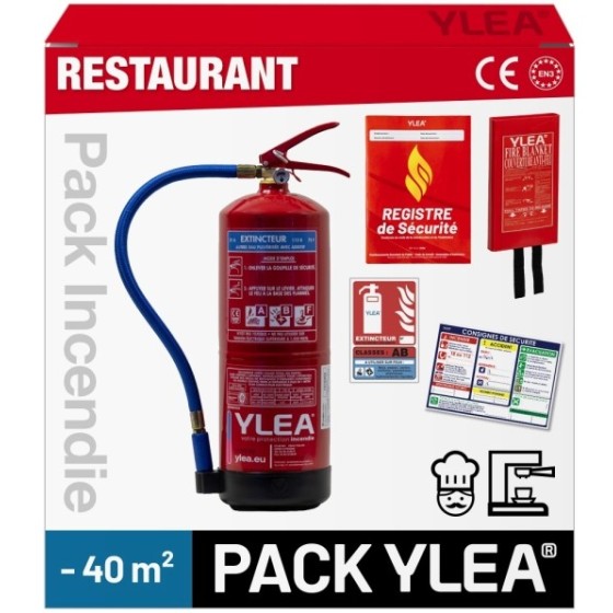Kit Extincteur Restaurant 40m² | Conformité & Sécurité