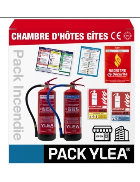 Kit Extincteurs Chambre d’Hôtes | Sécurité Incendie Gîte