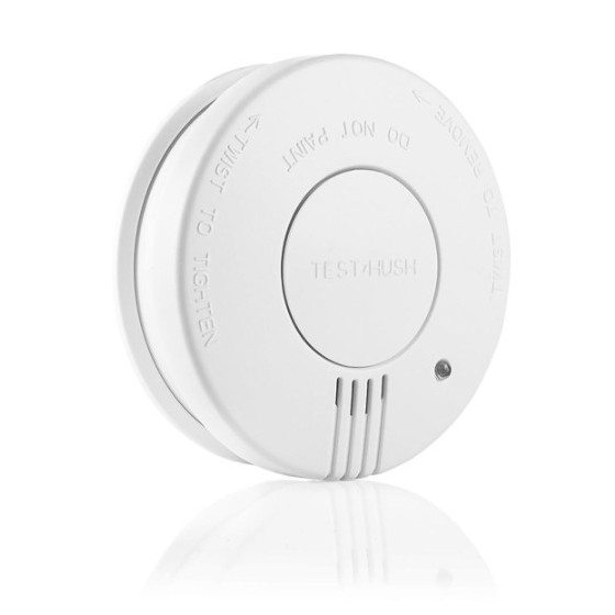 Détecteur de Fumée NF EN14604 | DAAF avec Pile 9V & Alarme 85dB