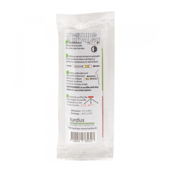 Éthylotest Sans Ballon | Homologué & Fabriqué en France