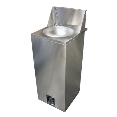 LAVE-MAINS AUTONOME INOX ROULANT