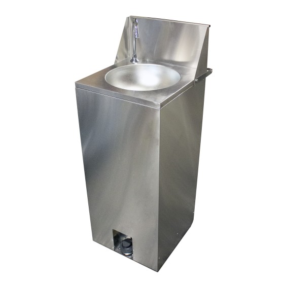 LAVE-MAINS AUTONOME INOX ROULANT