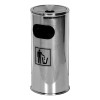 CORBEILLE A DECHETS , CENDRIER INOX