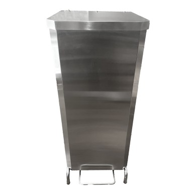 PORTE-SACS MOBILE CARENE INOX A OUVERTURE FRONTALE