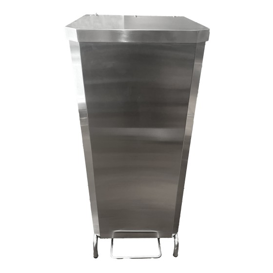 PORTE-SACS MOBILE CARENE INOX A OUVERTURE FRONTALE