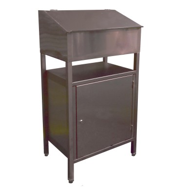 PUPITRE INOX 304, SUR PLACARD AVEC VERINS
