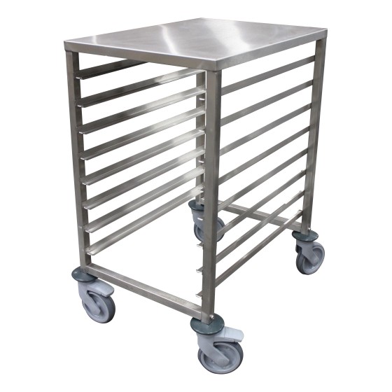 ECHELLE BASSE INOX SOUDEE, GN2/1, 8 NIVEAUX