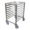 ECHELLE BASSE INOX SOUDEE, GN2/1, 8 NIVEAUX