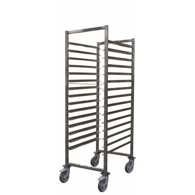 ECHELLE SOUDEE INOX A GLISSIERES 600X400 MM ENTREE