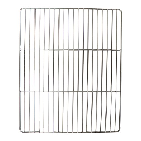 GRILLE INOX GN2/1, 20 FILS D.3 MM L 650 MM
