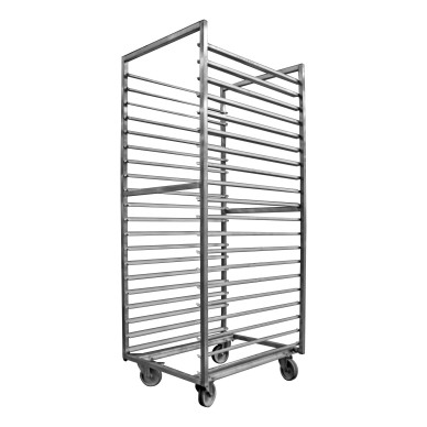 CHARIOT DE STOCKAGE INOX 800X600 MM,