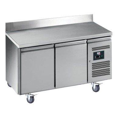 DESSERTE REFRIGEREE INOX AVEC DOSSERET 100X20 MM,