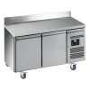 DESSERTE REFRIGEREE INOX AVEC DOSSERET 100X20 MM,