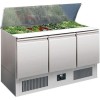 SALADETTE REFRIGEREE INOX COUVERCLE TELESCOPIQUE