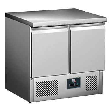 DESSERTE REFRIGEREE INOX CENTRALE, +2/+8°C,