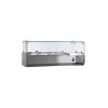 VITRINE A INGREDIENTS INOX, +2/+8°C, AVEC