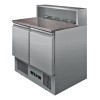 TABLE A PIZZA DESSUS GRANIT, +2/+8°C, GAZ R600A