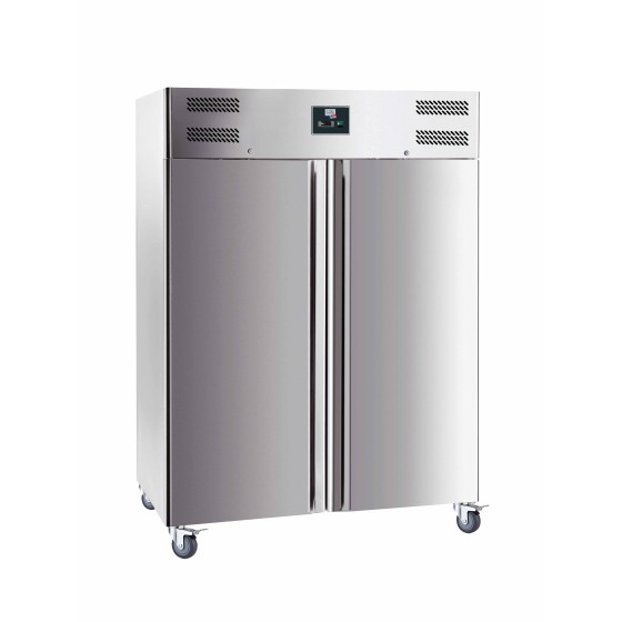 ARMOIRE REFRIGEREE INOX 2 PORTES-18/-22°C