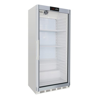ARMOIRE REFRIGEREE BLANCHE PORTE VITREE , +2/+8°C